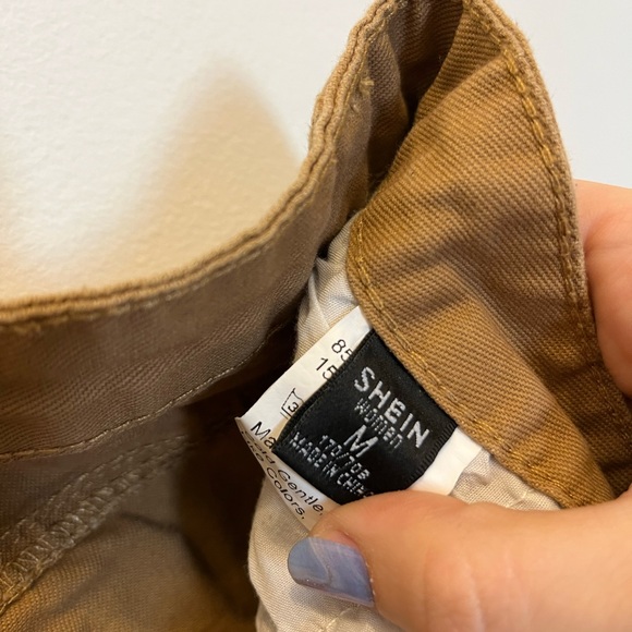 High waist wide leg utility pants - Picture 4 of 5